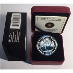 Canada 2013 $20 Franz Johnston, The Guardian of the Gorge, Group of Seven, Silver Coin