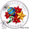 Image 2 : Canada 2013 $20 Venetian Holiday Candy Cane Silver Coin