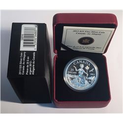 Canada 2013 $25 An Allegory 1 oz Pure Silver Coin