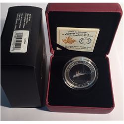 Canada 2014 50 Cents Lost Ships in Canadian Waters: RMS Empress of Ireland Coloured Silver Plated Co