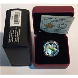 Canada 2014 $3 Animal Architects: Caterpillar and Chrysalis Pure Silver Coin