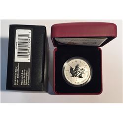Canada 2014 $5 Maple Leaf Reverse Bullion Replica Silver Proof Coin