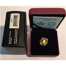 Canada 2014 $5 1/10 oz Pure Gold Eagle