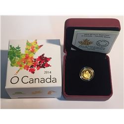Canada 2014 $5 1/10 oz Pure Gold Goose