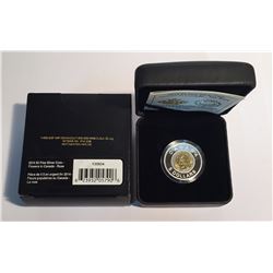 Canada 2014 $5 Flowers in Canada Rose Silver Coin