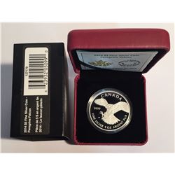 Canada 2014 $5 Peregrine Falcon 1 oz Pure Silver Proof Coin