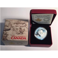 Canada 2014 $15 Exploring Canada - The Pioneering Mapmakers Silver Coin