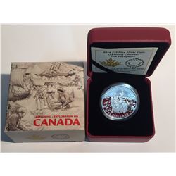 Canada 2014 $15 Exploring Canada - The Voyageurs Pure Silver Coin