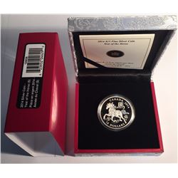 Canada 2014 $15 The Year of the Horse Silver Coin