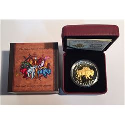 Canada 2014 $20 The Seven Sacred Teachings: Respect Gold Plated Silver Coin