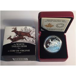 Canada 2014 $20 The White-Tailed Deer - Mates Silver Coin