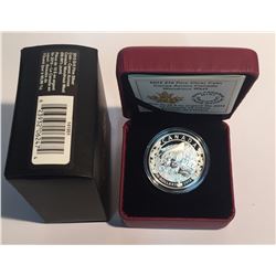 Canada 2015 $10 Canoe Across Canada Wondrous West Silver Coin