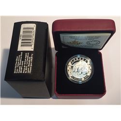 Canada 2015 $10 Canoe Across Canada Wondrous West Silver Coin