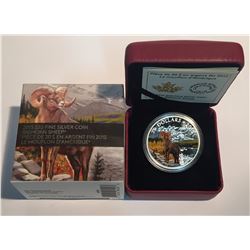 Canada 2015 $20 Bighorn Sheep Silver Coin
