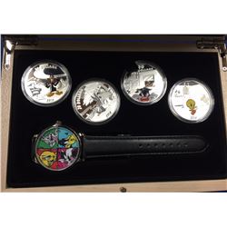 Canada 2015 $20 Fine Silver 4-Coin Set Looney Tunes™ BUGS BUNNY TWEETY SYLVESTER
