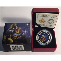 Canada 2015 $25 Star Charts: The Quest Glow-in-the-Dark Silver Coin