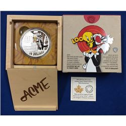 Canada 2015 $30 Looney Tunes™Classic Scenes: Birds Anonymous Silver Coin
