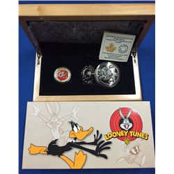 Canada 2015 $100 14-Karat Gold Coin & Pocket Watch - Looney Tunes - Bugs Bunny And Friends