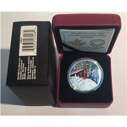 Canada 2016 $20 Canadian Landscape Series Ski Silver Coin