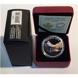 Canada 2016 $20 Canadian Landscapes Series The Lake Silver Coin