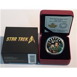 Canada 2016 $20 Iconic Star Trek Scenes The Trouble with Tribbles 1 Oz Silver Coin
