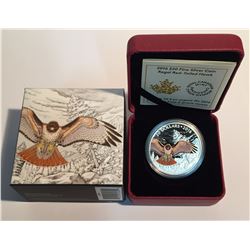 Canada 2016 $20 Regal Red-Tailed Hawk Silver Coin
