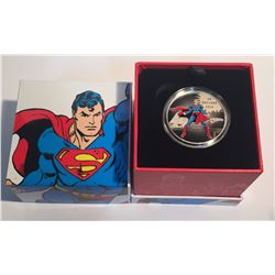 Canada 2016 $20 Superman Man Of Steel Silver Coin - DC Comics Orignals