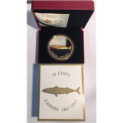 Canada 2017 1967 10 Cents Mackerel Big Coin Series 5 oz Silver Coin