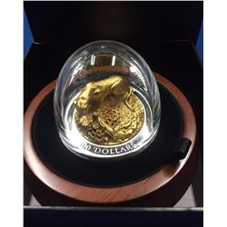 Canada 2017 $100 Sculpture of Majestic Canadian Cougar 10 oz Silver Coin
