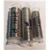 Image 1 : Canada 2001 Rolls, 5c P, 10c Volunteers, 25c Caribou