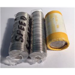 Canada 2009 Rolls 5c, 25c Speed Skating, & 50 Cent