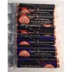 Canada 2012 1 Cent Special Wrap Rolls