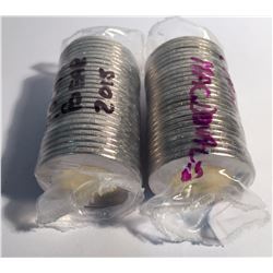 Canada 2015 $2 Polar Bear & Sir John A MacDonald Rolls