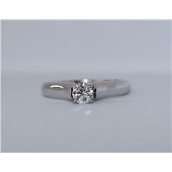 14KT White Gold 0.30ct Diamond Engagement Ring