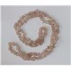Image 4 : 37" Long Rose Quartz Necklace