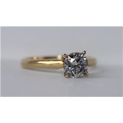 14KT Yellow and White Gold 1.02ct Diamond Engagement Ring