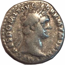 Ancient Roman Domitian (AD 81-96) denarius