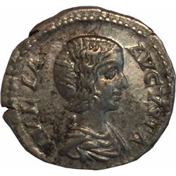 Ancient Roman Julia Domna (AD 193-217) denarius