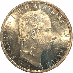 Austria 1858 Silver Florin