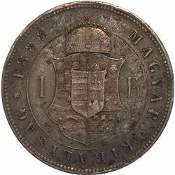 Austria 1888 Silver Florin