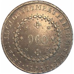 Brazil 1824-R 960 Reis