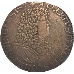 German States 1674 Ottingen Albrecht Ernst I 60 Kreuzer