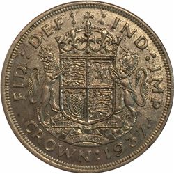 Great Britain 1937 Silver Crown