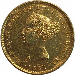 Portugal 1851 Gold 1000 Reis