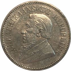 South Africa 1897 Silver 2 1/2 Shillings
