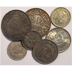 Switzerland Silver Coin Lot