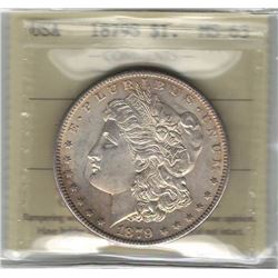 United States 1879S Morgan Dollar ICCS MS63