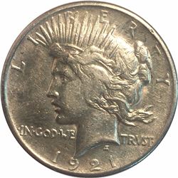 United States 1921 Peace Dollar