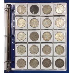 100x United States Silver Peace Dollars