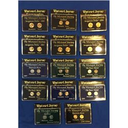 14x United States Westward Journey Commemorative Sets